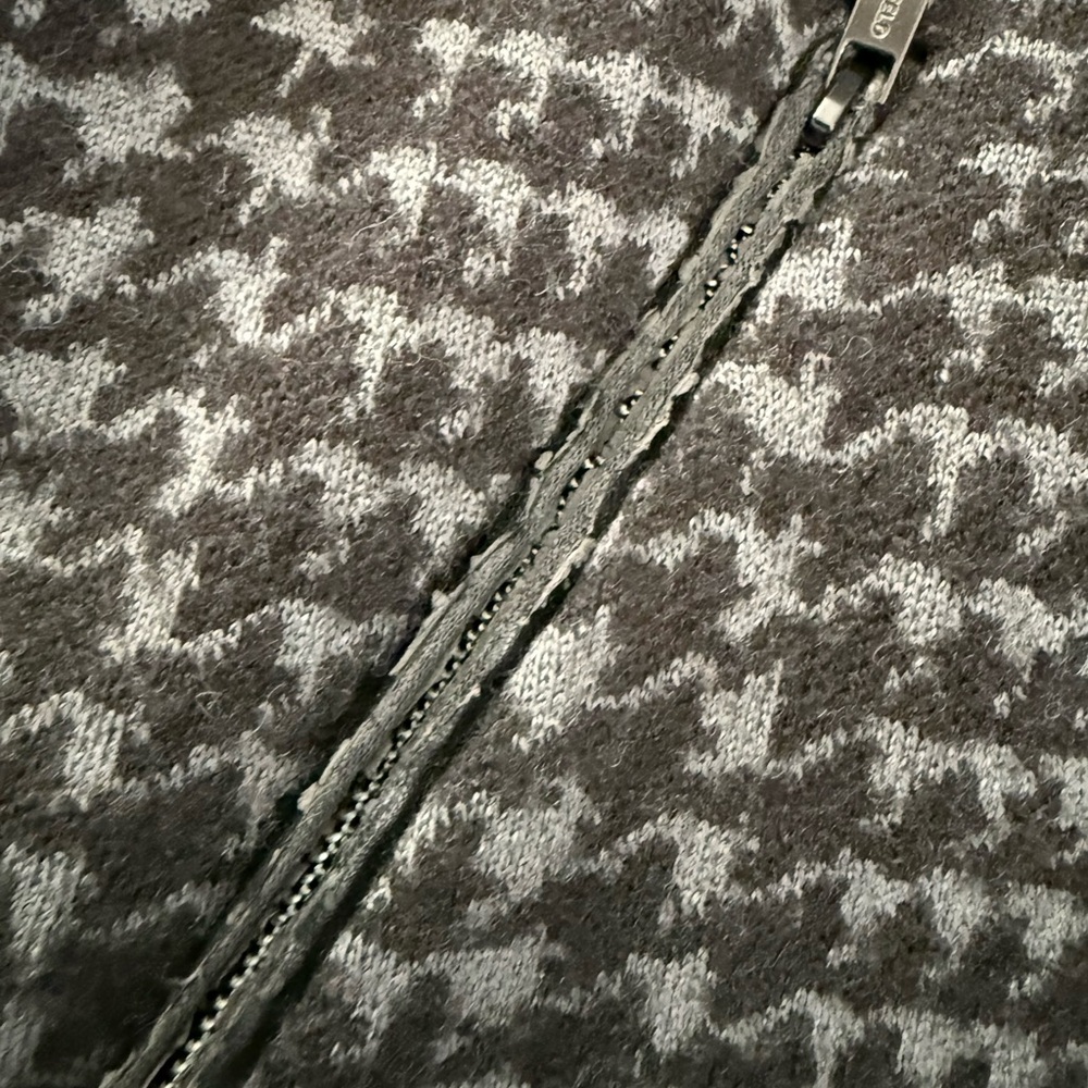 Karl Lagerfeld Women's Houndstooth Blazer - Black and Gray - Picture 8 of 15
